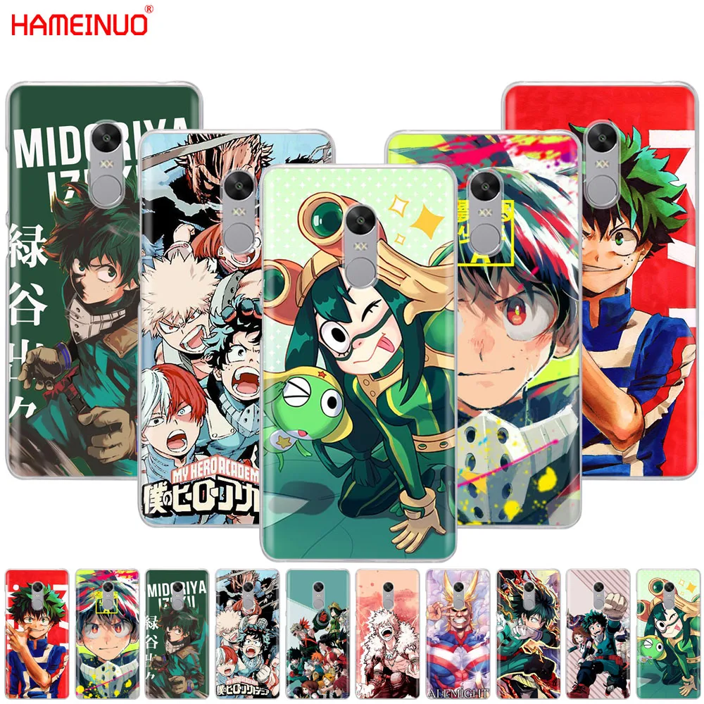 

HAMEINUO My Hero Academia AnimeCover phone Case for Xiaomi redmi 5 4 1 1s 2 3 3s pro PLUS redmi note 4 4X 4A 5A