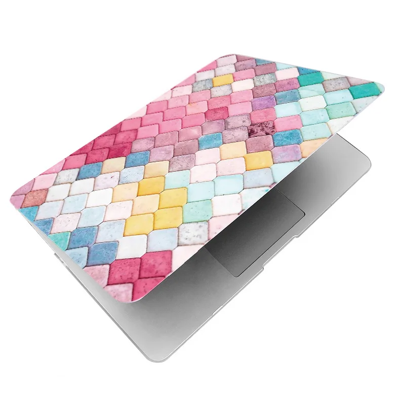 Пластиковый чехол для ноутбука клавиатуры только 2018 нового Alppe Macbook 13Air с Reitna Touch ID