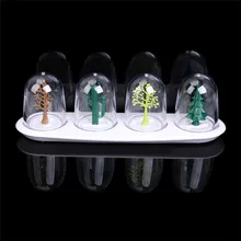 4 Unids Four Seasons Tree Condimento Shaker Casters Especias Caja de Vajilla de Cocina Gadgets Decoración Accesorios de Cocina