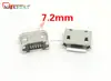 100pcs micro USB mini connector 5pin DIP2 7.2mm short pin 5P Data port Charging port mini usb connector for Mobile end plug ► Photo 1/2