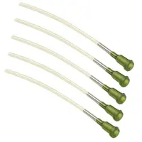 5 Pack - Little Bird Oral Gavage Needle (Outer Diameter= 3mm)  3.5inch(90mm) Long Silicone Soft Tube (without syringe) 1
