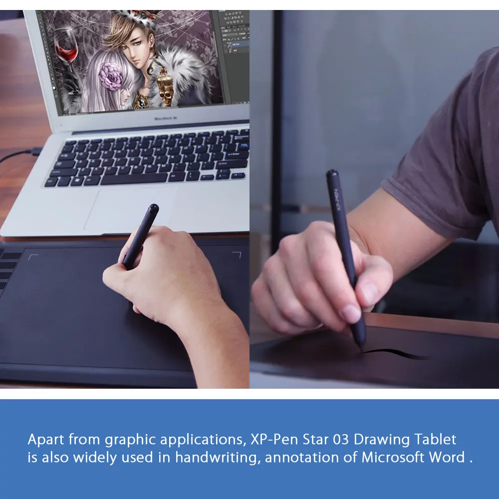 XP PEN Star03 V2 12 &quotцифровой графический планшет для рисования с перчатками и защитной