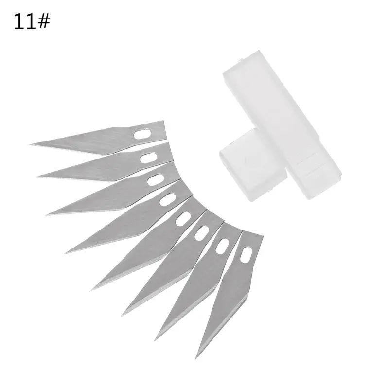 8 шт. гравировальный скульптурный нож замена лезвия для резьбы по дереву инструменты для резки бумаги