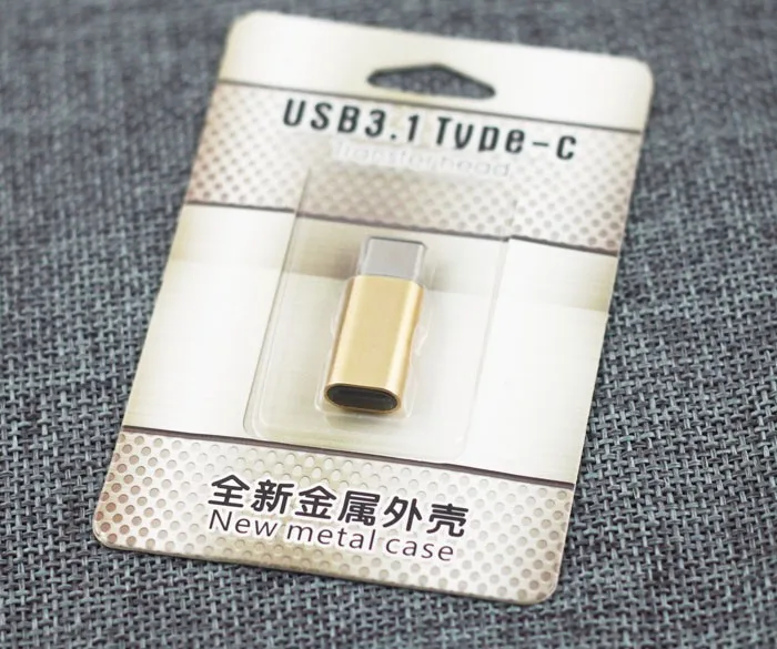 Micro USB-Type C USB C 3,1 разъем для зарядного устройства мини металлический адаптер для Macbook Xiaomi Mi4c/Letv LG G5 Nokia N1 Lumia 950 и т. Д