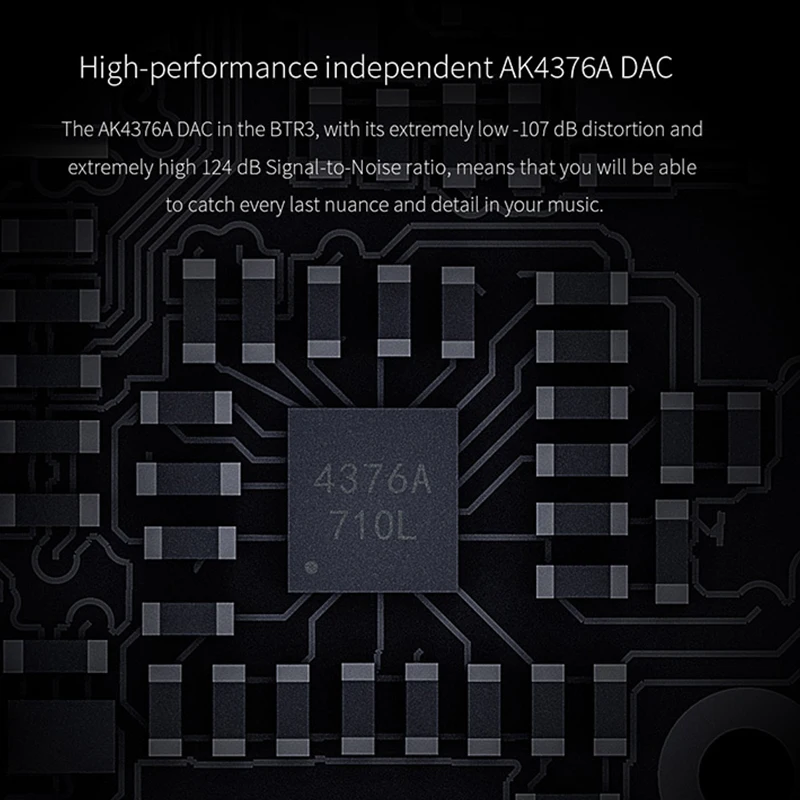FiiO BTR3 CSR8675 AK4376A DAC USB portátil Bluetooth APTX HD tecnología LDAC LHDC tipo C 3,5mm amplificador para teléfono móviles/Android/PC - 3