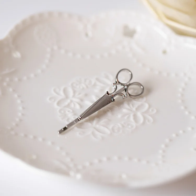 Beli Kreatif Gunting Bentuk Wanita Wanita Gadis Rambut Klip Halus Rambut Pin Rambut Jepit Rambut Aksesoris Dekorasi