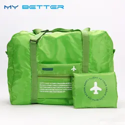 Дорожные сумки водонепроницаемые складные сумки для путешествий Большая вместительная сумка для багажа Женская нейлоновая складная
