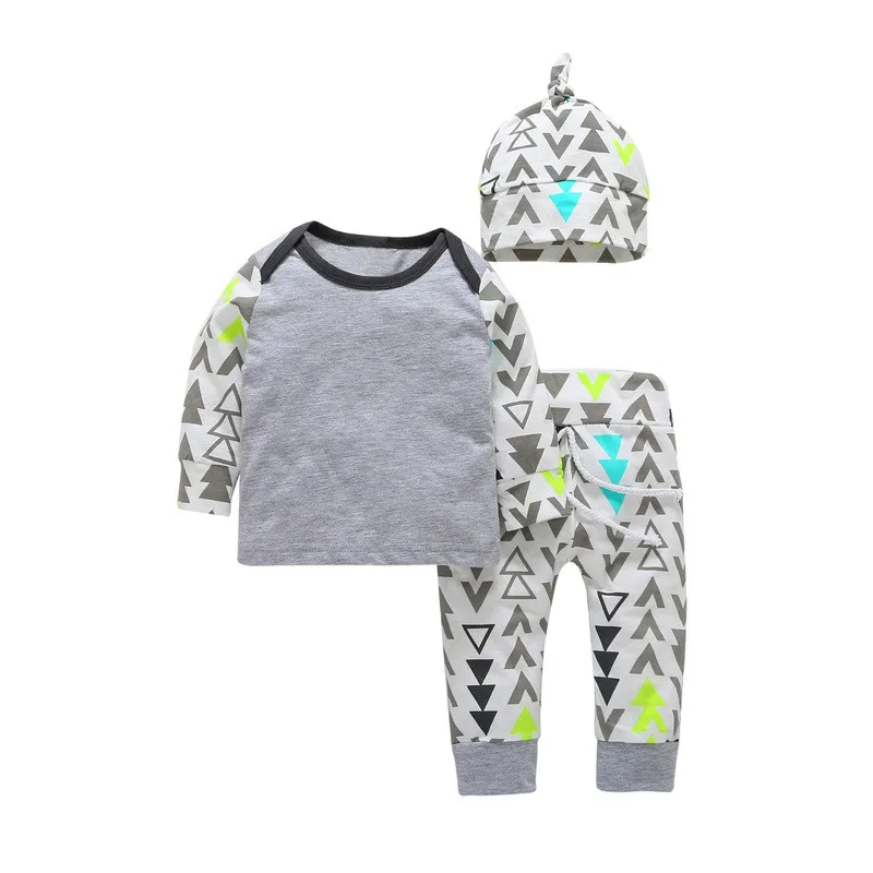 

Baby Boy Clothes Winter New Born Baby Clothes Set Vest+Pant+Cap Tiny Cottons Baby Clothes Boy Newborn Jumpsuit Baby Girl