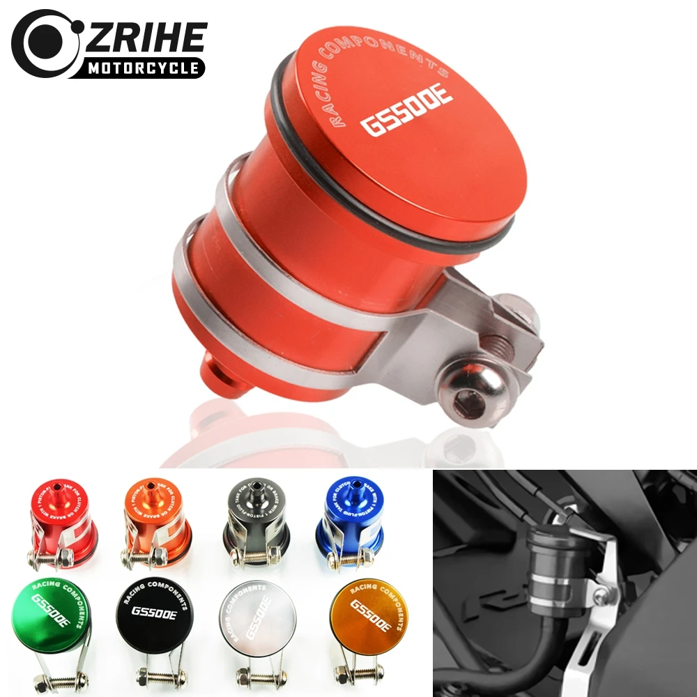 

Motorcycle Accessories CNC Aluminum Oil Cups Rear Brake Pump Fluid Reservoir Tank Cup Oil For SUZUKI GS500E GS 500E GS 500 E