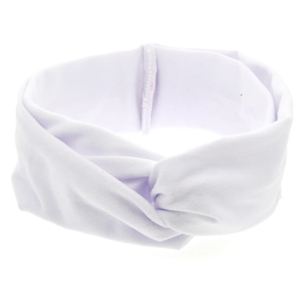 Twdvs головные повязки для новорожденных с узлом, эластичная повязка на голову с кольцом, Детские хлопковые аксессуары для волос, эластичная резинка для волос T12