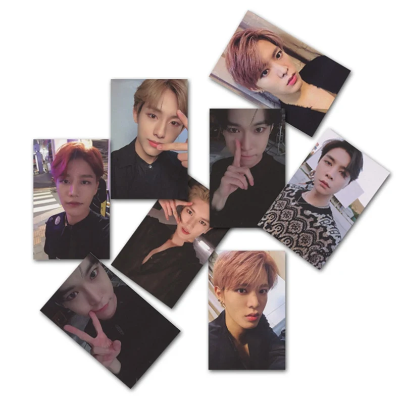 10 шт./компл./NCT DREAM NCT127 альбом прозрачная Фотокарта регулярные-нерегулярные карты самодельные карты фотокарты бумажные карты