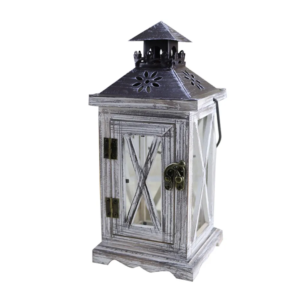 

Christmas Decorations for Home New Year Windproof Candle Holder Ornaments Wooden Lights Candlestick Wedding Centerpiece Modern