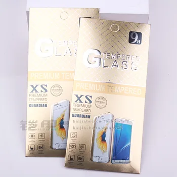 

Universal Paper Retail Package Packaging Box for Mobile Phone Tempered Glass Screen Protector Box 188*88mm KJ-498 400PCS