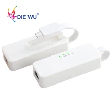 Внешний проводной USB C сетевой адаптер карты Ethernet RJ45 для USB3.1 Тип C для MacBook Windows 7/8/10/10 100/1000 Мбит/с