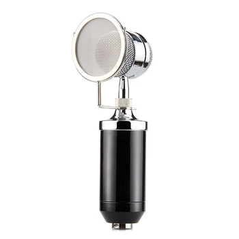 

EDT-BM8000 Microphone +Line +Microphone sets +Metal shock mount Kit Black