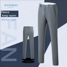 EVERIO golf мужские однотонные утепленные флисовые брюки для гольфа Осень-Зима теплые тонкие дышащие брюки Одежда для гольфа для мужчин