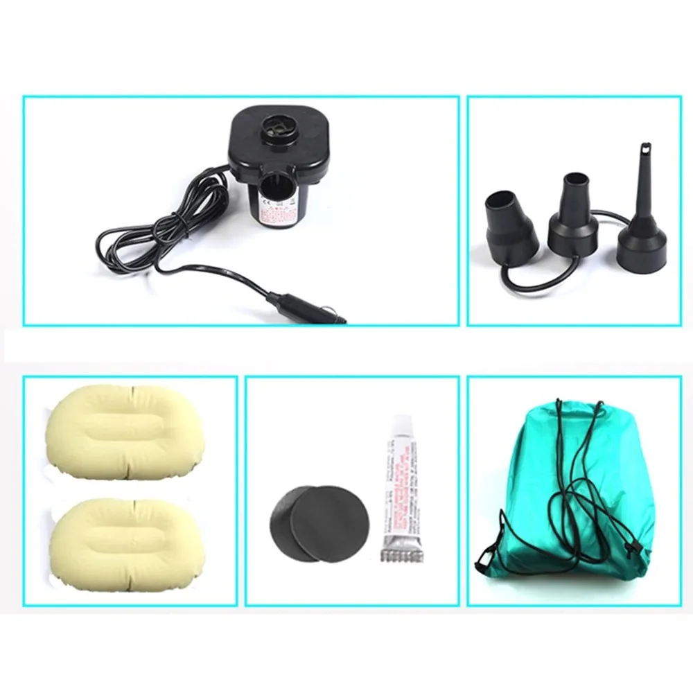 Coche de viaje inflable colchón de aire de cojín de cama de Camping Universal se aire sofá almohadas de aire portátil