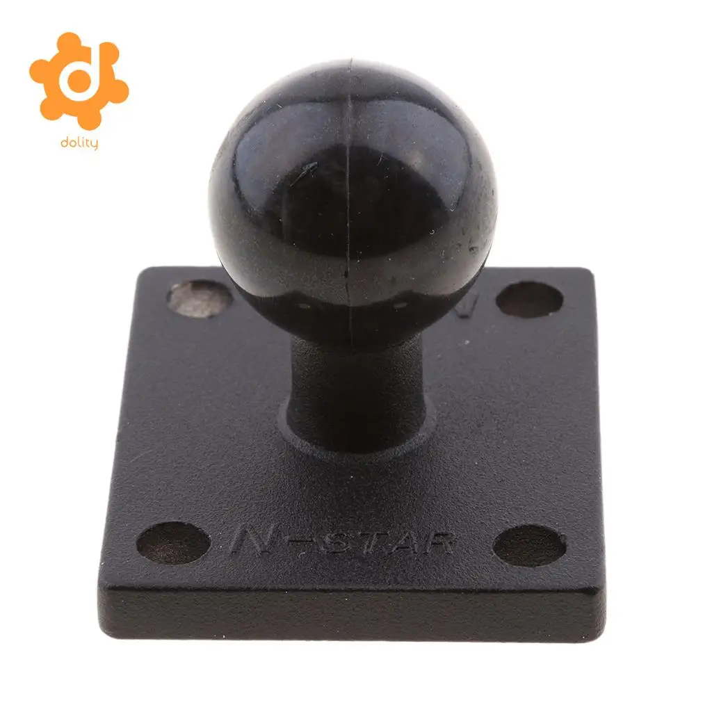 Motorcycle Brake Clutch Reservoir Cover Base Mount GPS with 1 inch Ball