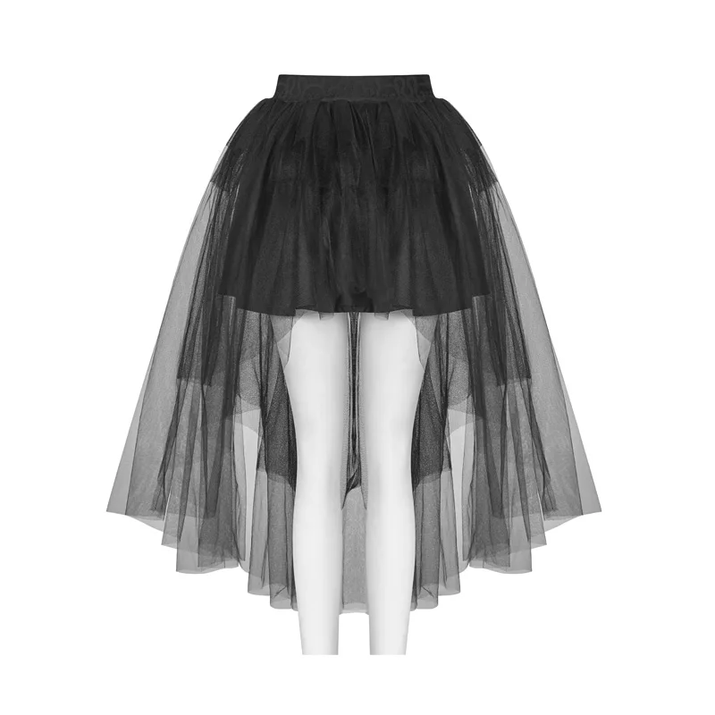 Панк рейв новые готические черные модные открытые сетчатые викторианские вечерние женские юбки Лолита вечерние нестандартные сетчатые женские юбки