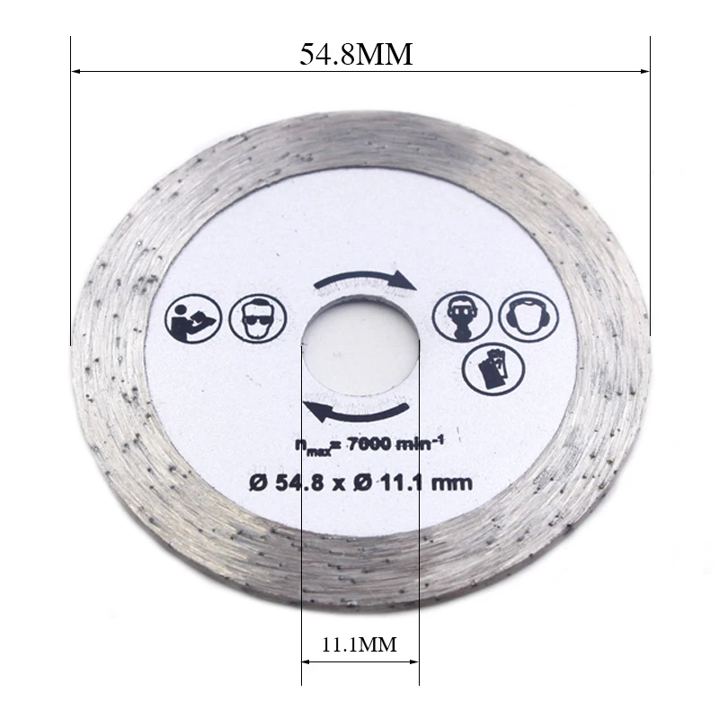 For wood metal granite marble tile brick disc for protable/DIY cutting tools electrical chain 54.8MM Diamonds circular saw
