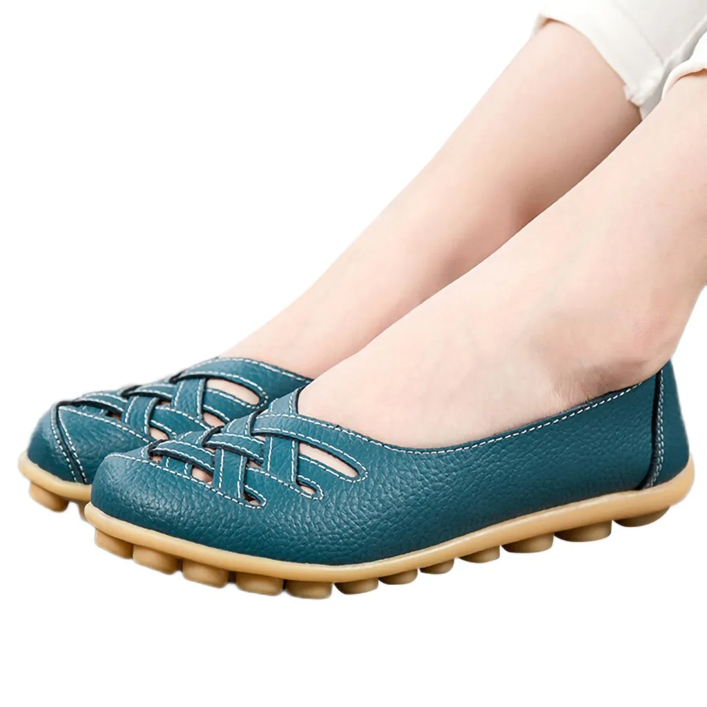 Женская обувь zapatos mujer 2019 размера плюс confortabel однотонные лоферы на плоской подошве