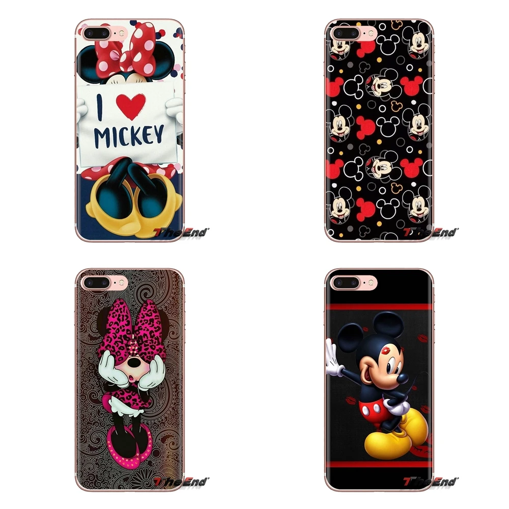 

Cartoon Mickey Minnie Mouse For Huawei Mate Honor 4C 5C 5X 6X 7 7A 7C 8 9 10 8C 8X 20 Lite Pro Soft Transparent Shell Covers