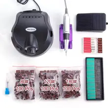 30000 об/мин Электрическая дрель для ногтей маникюрный станок набор фрезерные керамические косметические ножницы аппарат алмазные фрезы пилка для ногтей Инструменты