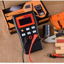 Высокоточный автоматический измеритель LC индуктор конденсатор метр 1% точность 500 кГц тестовое соединение с пк хранения MLC500