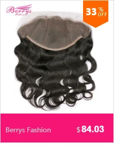 [Berrys Fashion] парики из натуральных волос на шнурках глубокие вьющиеся 130% плотность, часть, бразильские волосы remy