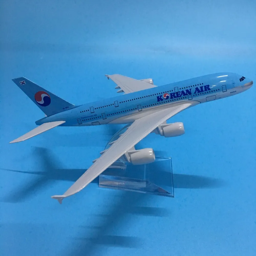 

JASON TUTU Diecast Metal Aircraft Model 1:200 20cm Korean Air Airbus A380 Plane Model Airplane Model Airplanes Plane Toy Gift