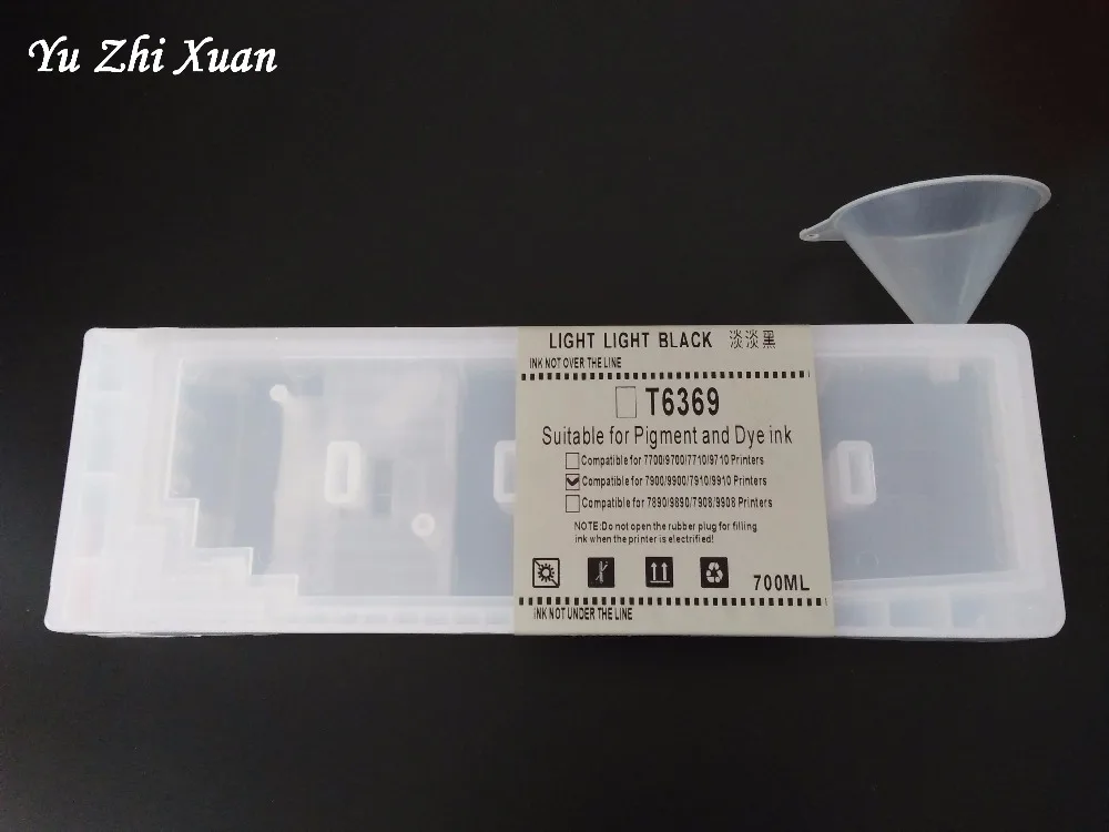 

700ml 7700 9700 7710 9710 inkjet cartridge refill for Epson 7890 9890 7908 9908 7900 9900 7910 9910 printer refill ink cartridge