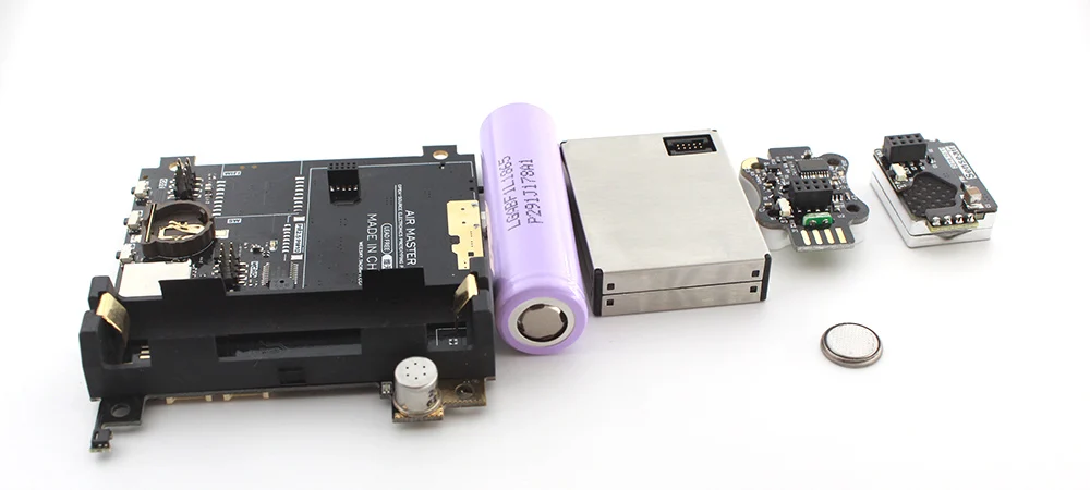 AM6 6 в одном детектор качества воздуха лазер PM2.5 VOC Дротика формальдегид датчик e-детектор с открытым исходным кодом последовательная команда
