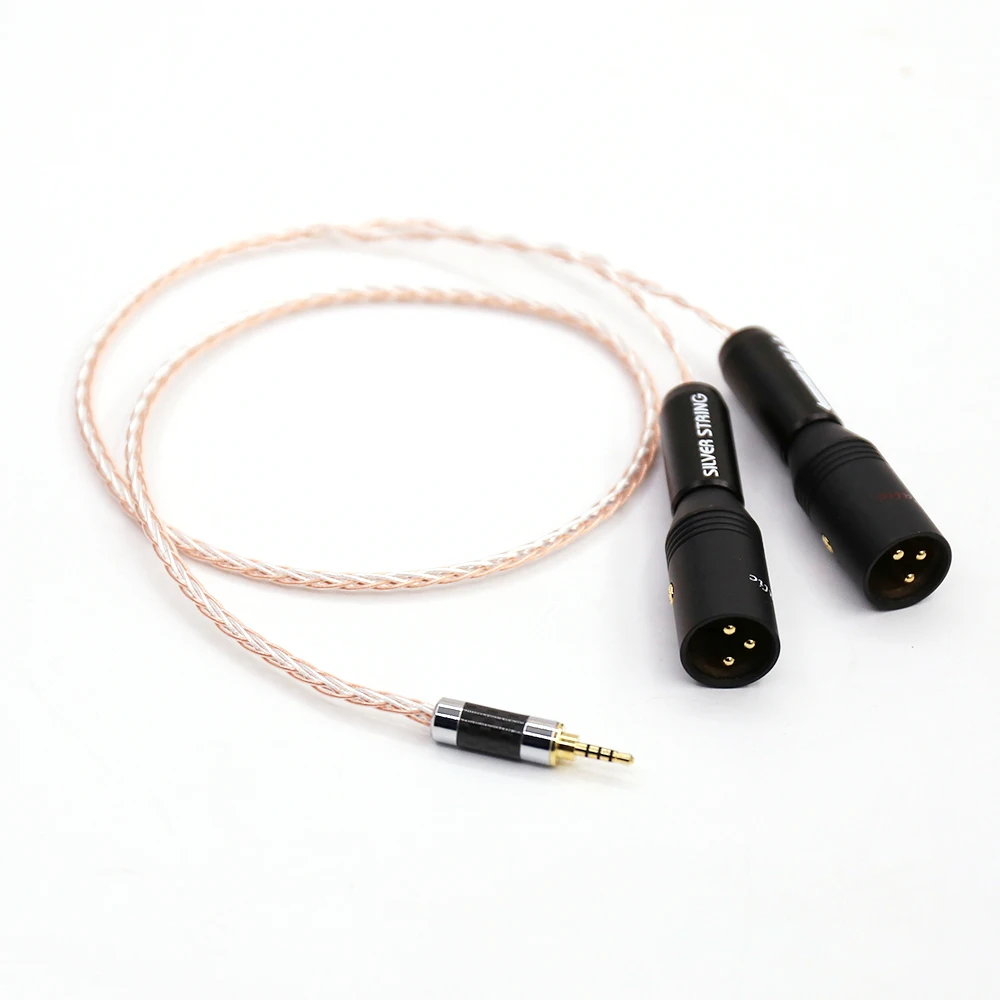 Audiocrast-Hifi-2-5mm-TRRS-Balanced-to-2-XLR-Male-Cable-For-Astell-Kern-AK100II-AK120II (2)