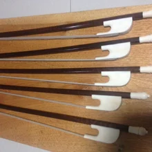 5 шт. высокого качества в стиле барокко Скрипки Луки 4/4 змея дерева, костяной лук лягушка