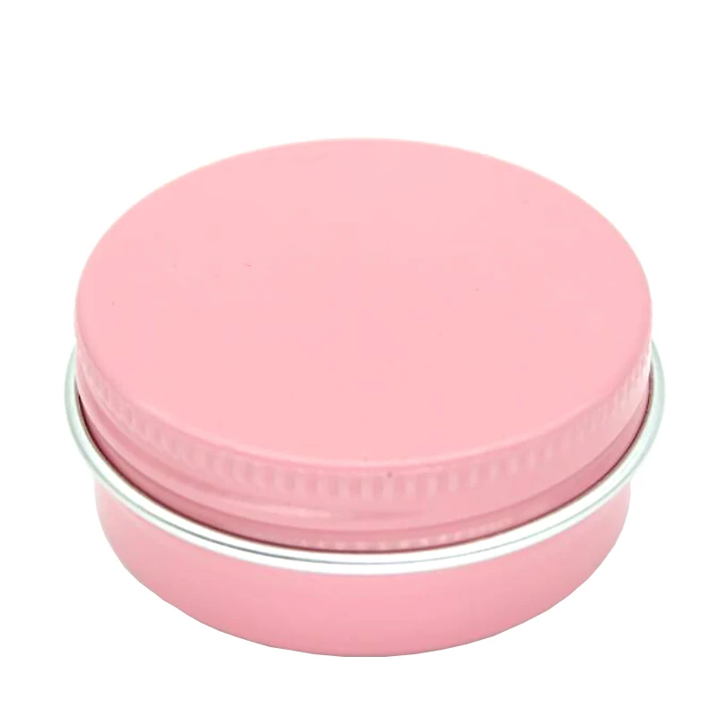 100 шт 15g Алюминий Металл Розовый банки Профессиональная Косметика многоразового крем в баночке банка для пищевых продуктов бутылки макияж