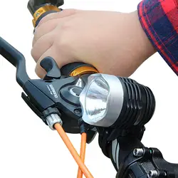 100% новая велосипедная фара Водонепроницаемая велосипедная лампа USB велосипедная передняя фара ЖК-свет для велосипедов