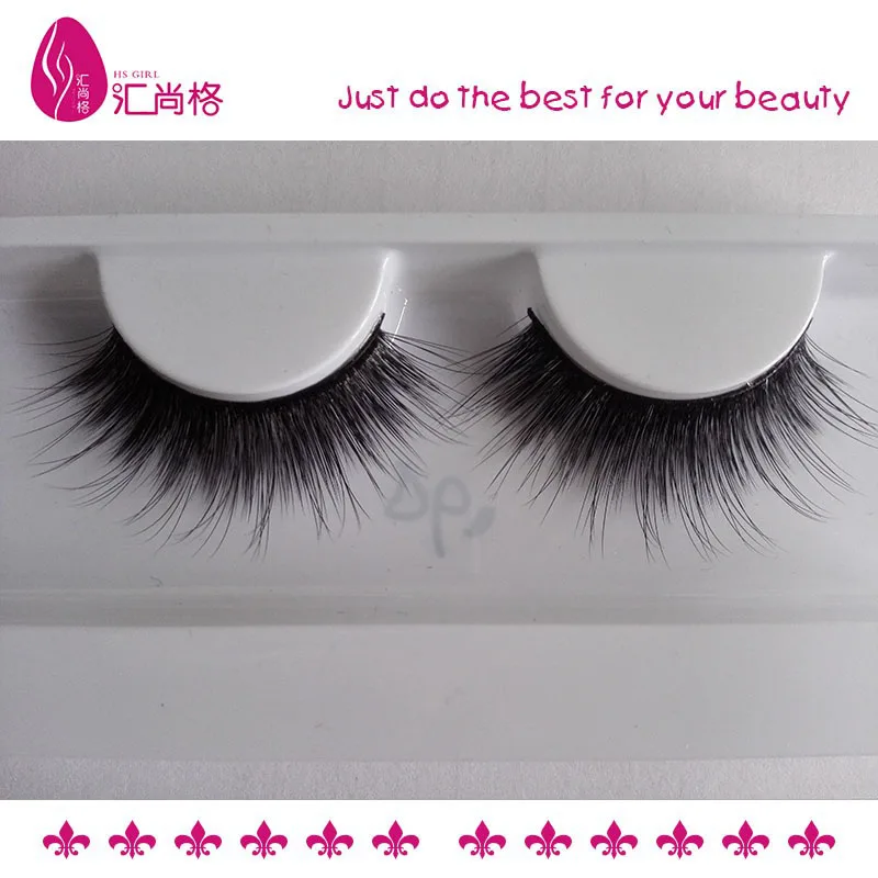 SA11 3D silk lashes fake false eyelashes Individual Lashes Handmade
