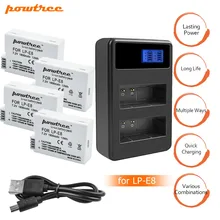 4X 1800mah LP-E8 LPE8 LP E8 Battery Batterie AKKU+LCD Dual Charger for Canon EOS 550D 600D 650D 700D X4 X5 X6i X7i T2i DSLR L15 4X 1800mah LP-E8 LPE8 LP E8 Battery Batterie AKKU+LCD Dual Charger for Canon EOS 550D 600D 650D 700D X4 X5 X6i X7i T2i DSLR L15