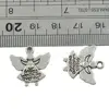 30 Tibetan Silver Color Angel Charms Pendants Angels Watching over me Jewelry DIY 3