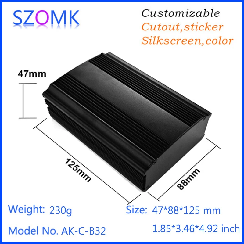 aluminum extrusion case szomk aluminum project box electronics enclosure for pcb aluminum amplifier housing box extruded junction box aluminum diy box pcb control enclosure electrical gps tracker outlet boxes (2).jpg