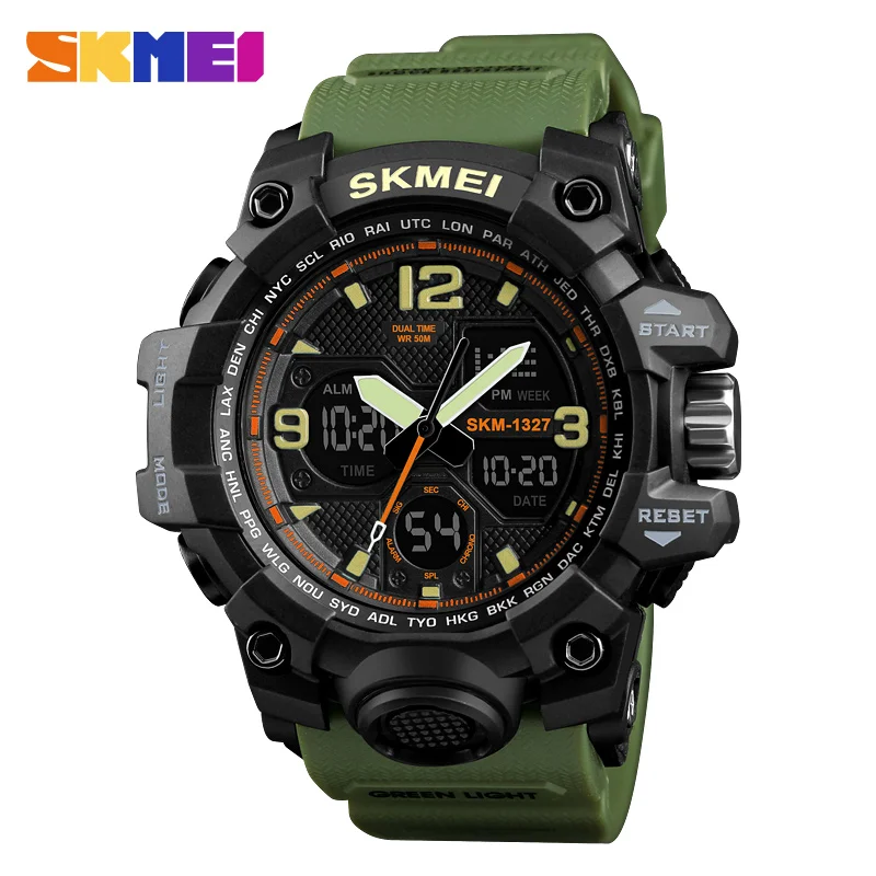 

SKMEI Sport Digital Watch Waterproof Men Running Exercise Climbing Mandatory Wristwatch Multi-function Back Light Clock