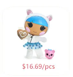 Lalaloopsy Littles-одеяло с перьями, детские подарки для девочек, серия пуговиц из коллекции с принтом, Классическая модель MGA