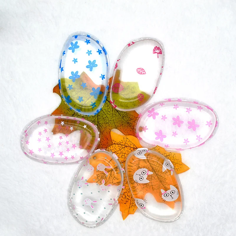 Transparent Silicone Puff Jelly Makeup Powder Transparent Non latex Wet