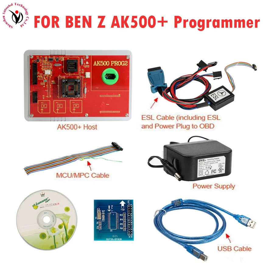 

DHL Quality A++AK500 Pro Key Programmer AK500+ EIS SKC Calculator Without HDD AK 500 PRO for M ercedes for Benz Update by CD