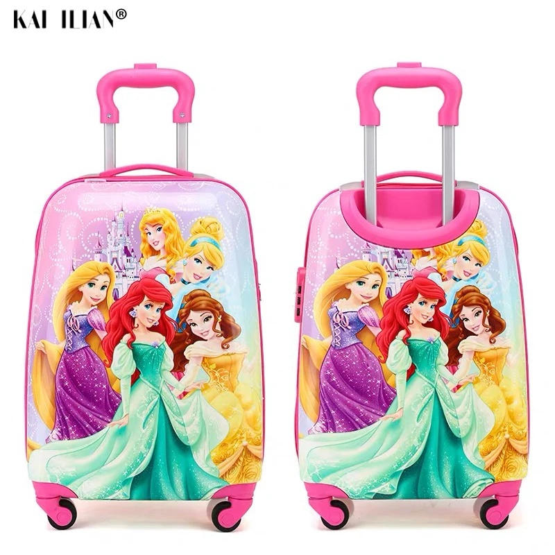 19 inch carry-on Suitcase with wheels kids Spinner luggage carton travel Rolling Luggage trolley bags children's suitcase lovely