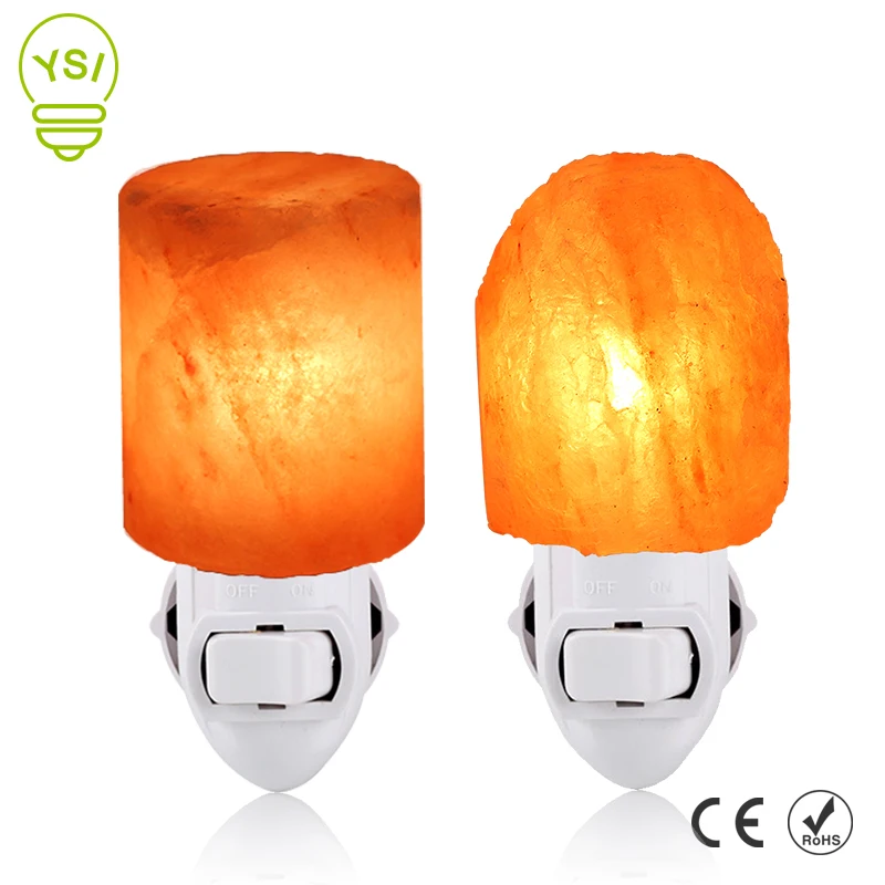 Najtaniej Lampa z soli himalajskiej obrotowy sól światła oczyszczacz powietrza Cylinder naturalny kształt Rock kinkiet ue US wtyczka lampka nocna do sypialni
