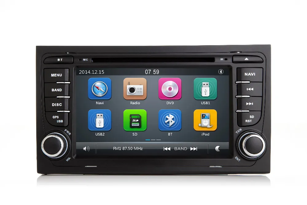 

Car DVD player For Audi A4 S4 RS4 2din car multimedia dvd player GPS Navigation radio stereo Audio Bluetooth SWT free Map