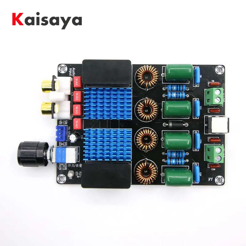

XH-M590 DC 12V - 24V 2 chip TPA3116D2 Dual 100W + 100W Deluxe Digital Audio High Power Amplifier Board A1-001