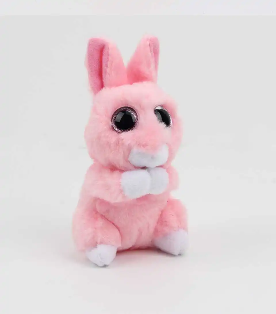 pink rabbit plush