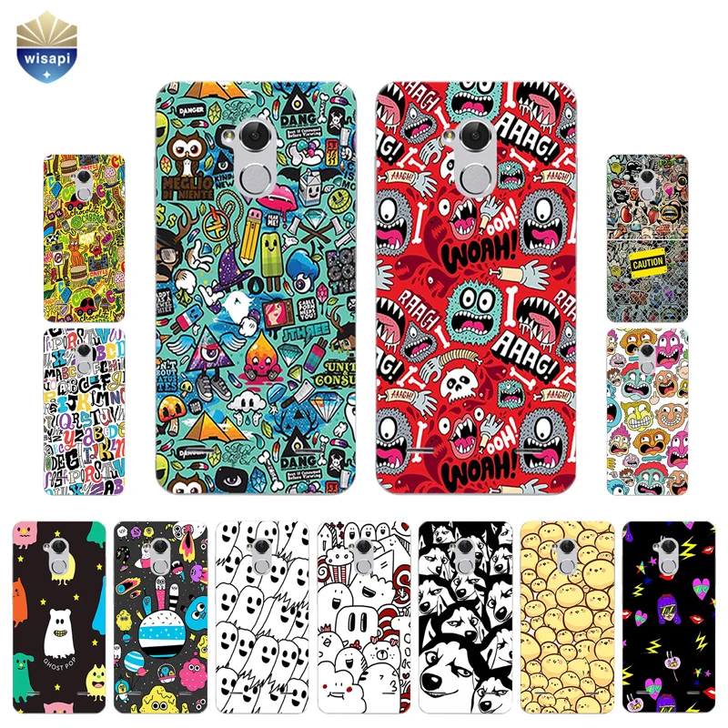 

For ZTE Blade V7 Lite V8 Phone Case For ZTE Nubia Z17 Mini Cover For ZTE Blade A1 C880U Shell TPU Design Cute Expresses Painted